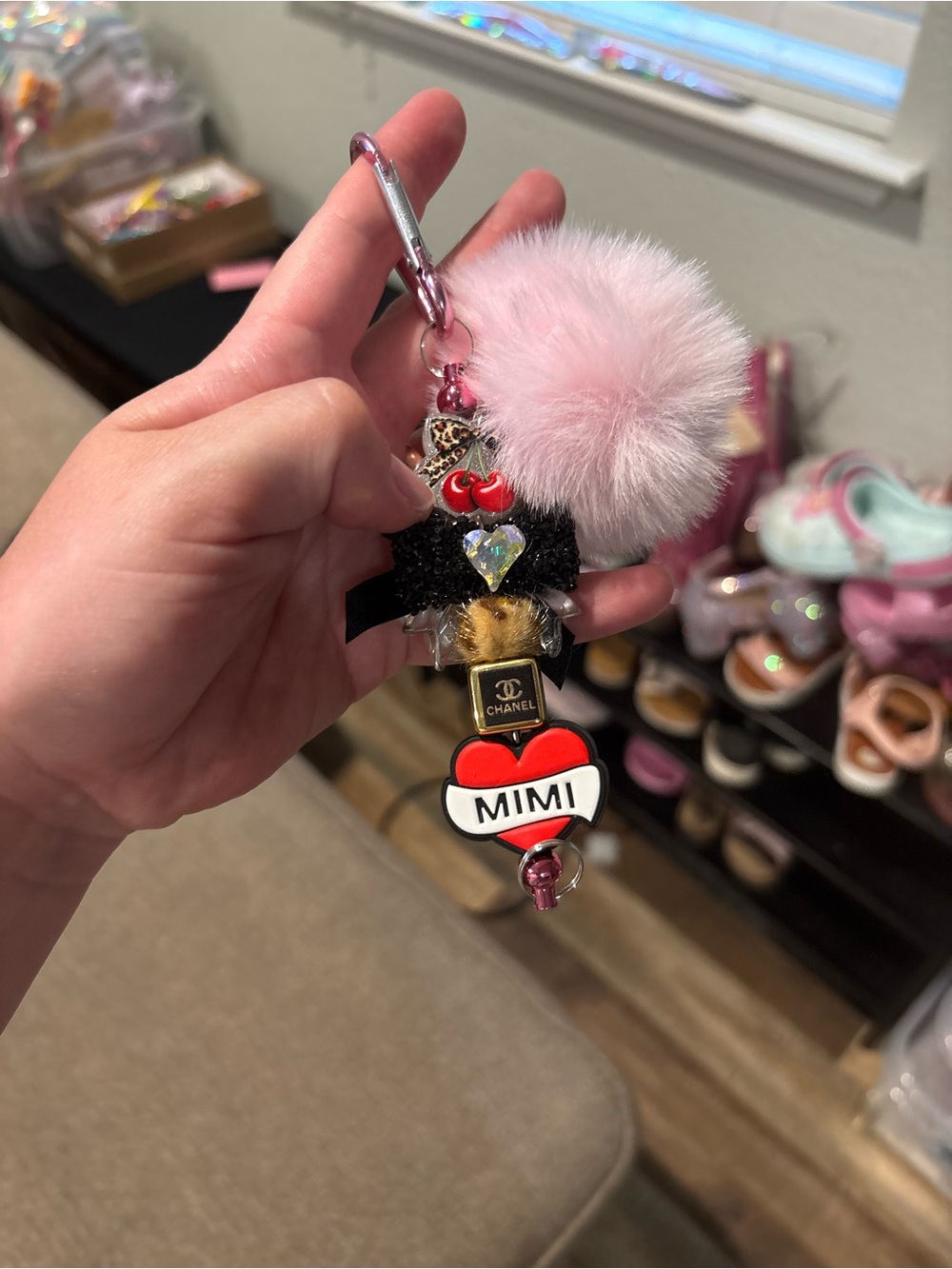 Keychain/bag charms and badge reels